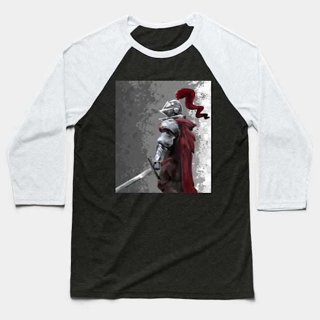 Knight in Shining Armor Baseball T-Shirt by Slayer Threads